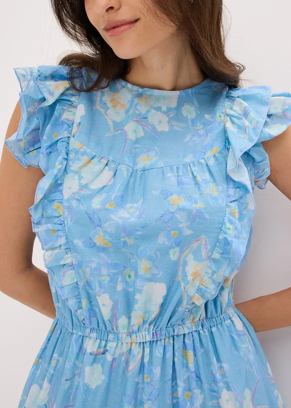 Abito lungo in puro cotone, bonprix