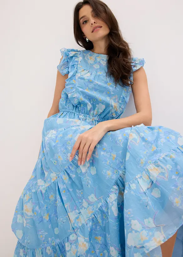 Abito lungo in puro cotone, bonprix