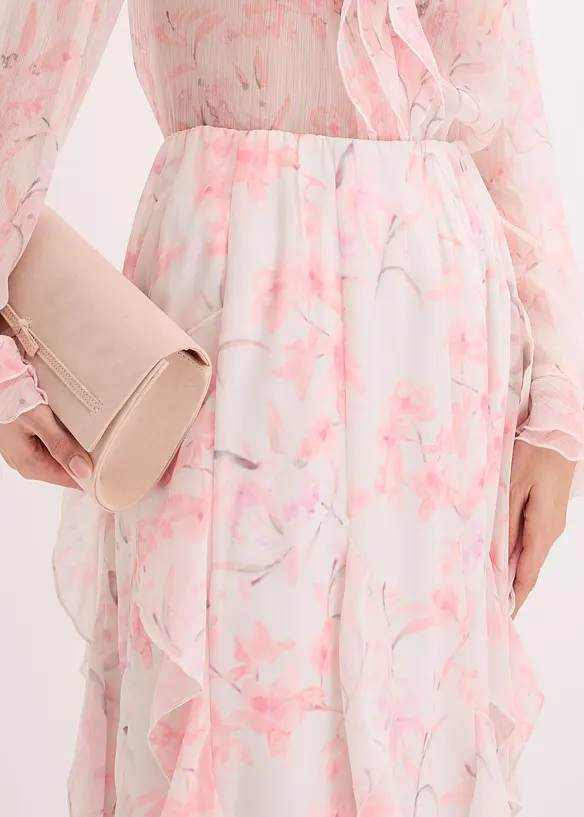 Gonna lunga in chiffon leggero, bonprix