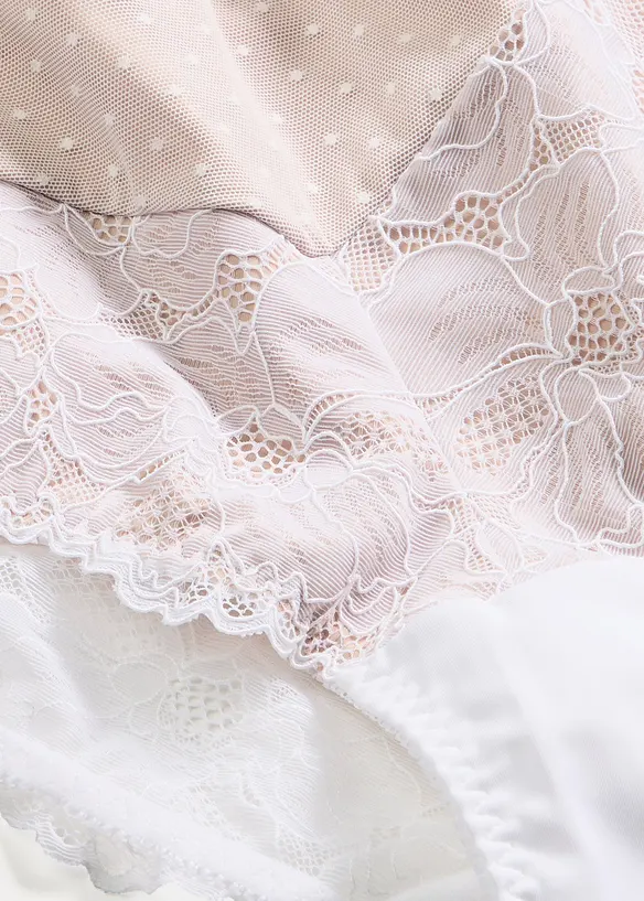 Slip alto con pizzo raffinato, bonprix