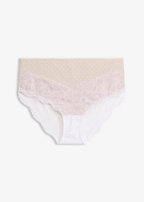 Slip alto con pizzo raffinato, bonprix