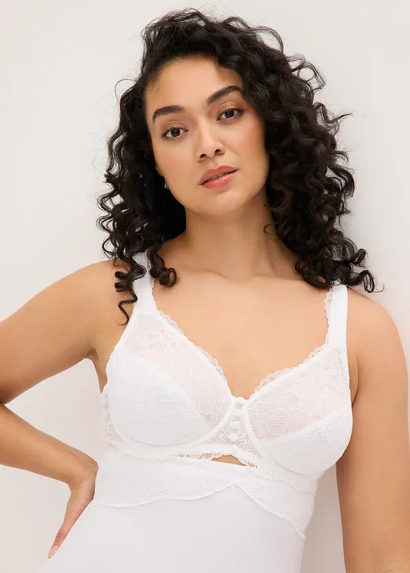 Reggiseno con ferretto e spalline imbottite, bonprix