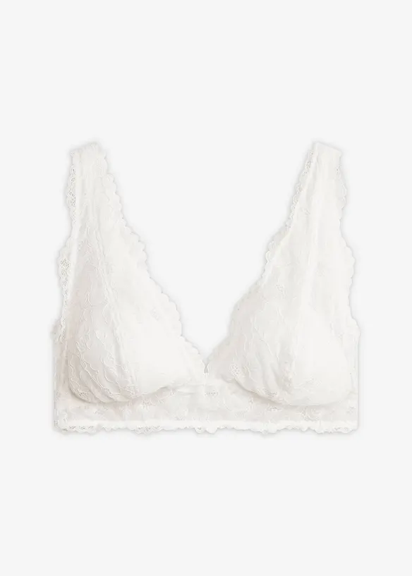 Bralette senza ferretto in pizzo raffinato (pacco da 2), bonprix