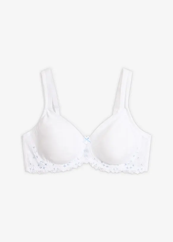 Reggiseno minimizer con ricami delicati, bonprix