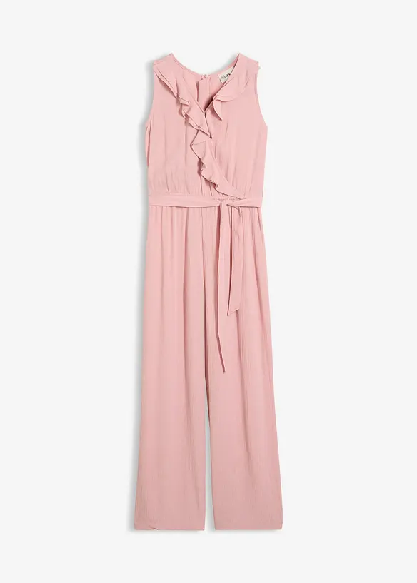 Tuta in crinkle strutturato, bonprix