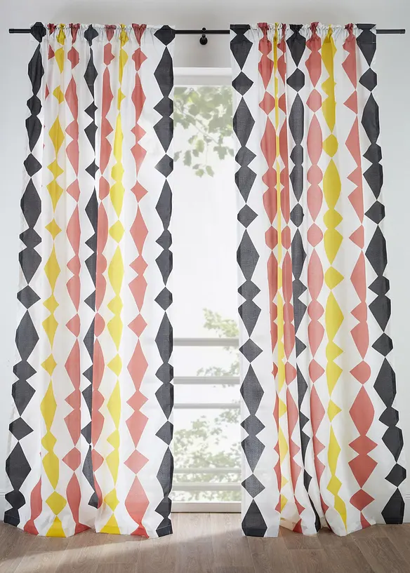 Tenda semitrasparente in poliestere riciclato (pacco da 1), bonprix