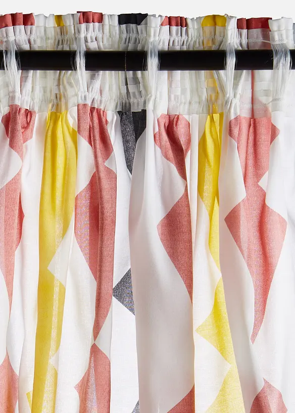 Tenda semitrasparente in poliestere riciclato (pacco da 1), bonprix