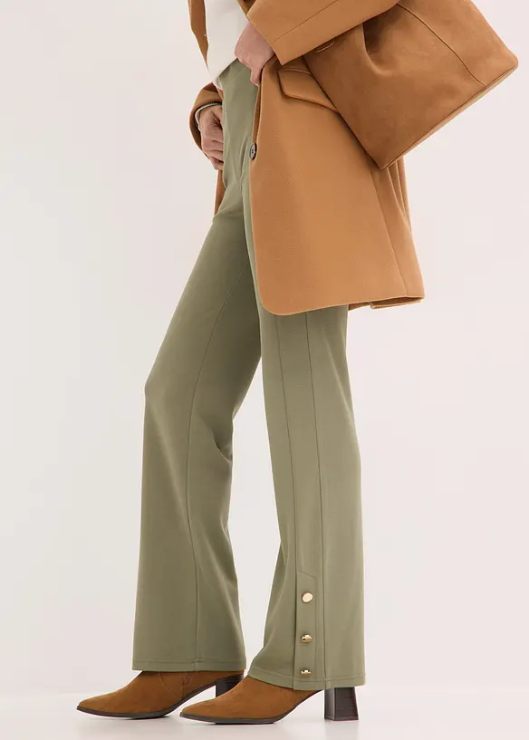 Pantaloni in jersey punto di Roma, bonprix