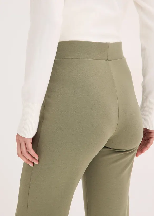 Pantaloni in jersey punto di Roma, bonprix