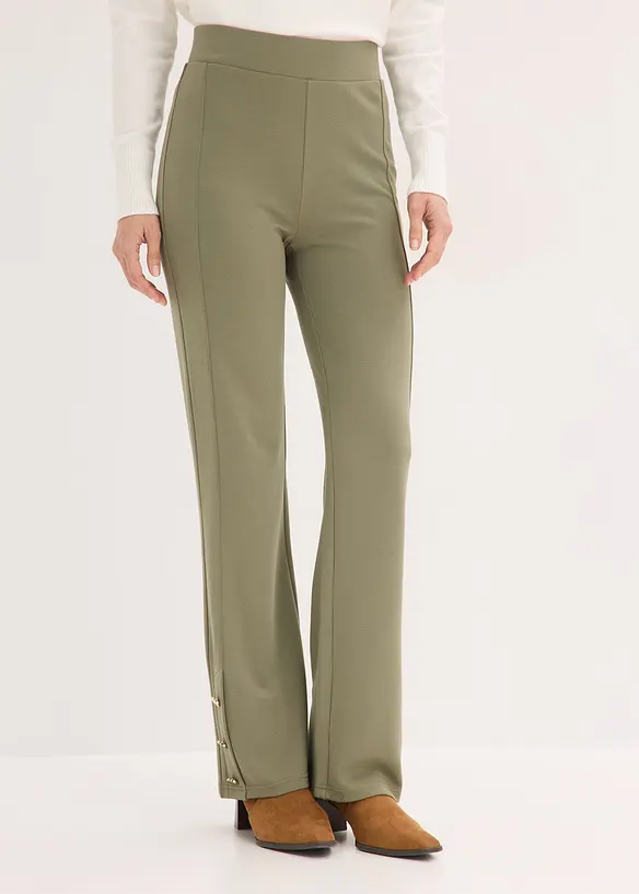 Pantaloni in jersey punto di Roma, bonprix