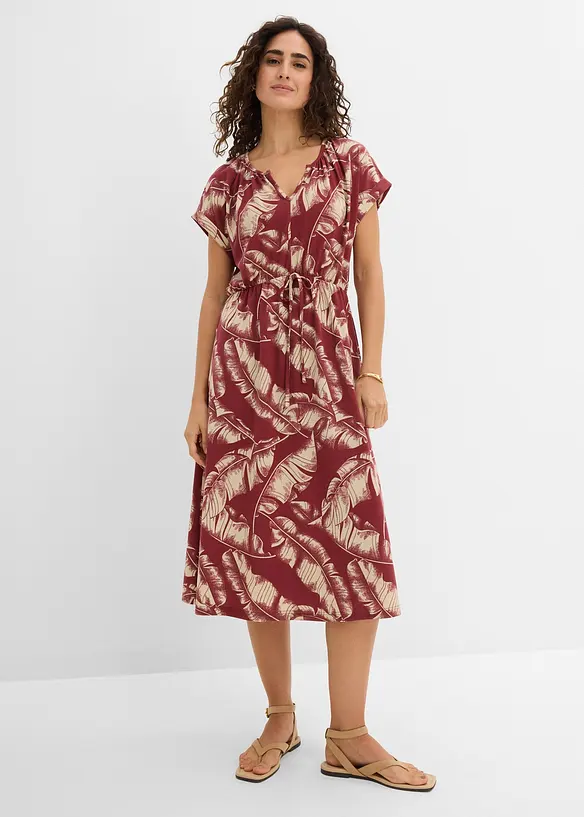 Abito in jersey di misto viscosa fluente, bonprix