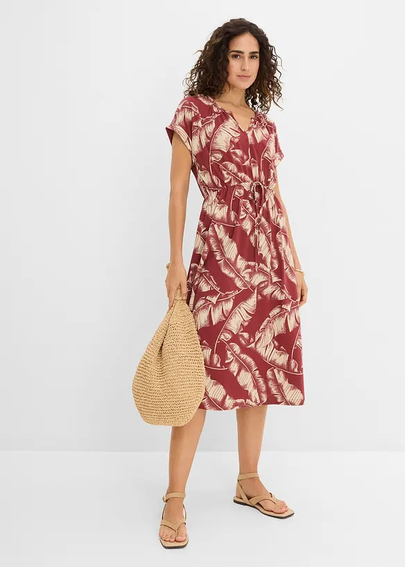 Abito in jersey di misto viscosa fluente, bonprix