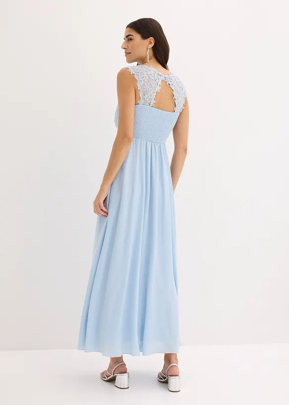 Abito lungo con pizzo, bonprix