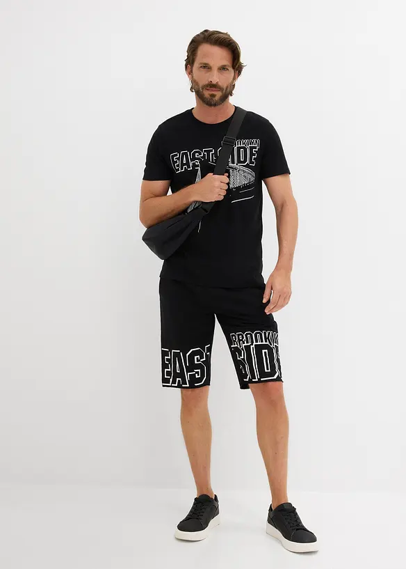 T-shirt in puro cotone biologico, slim fit, bonprix