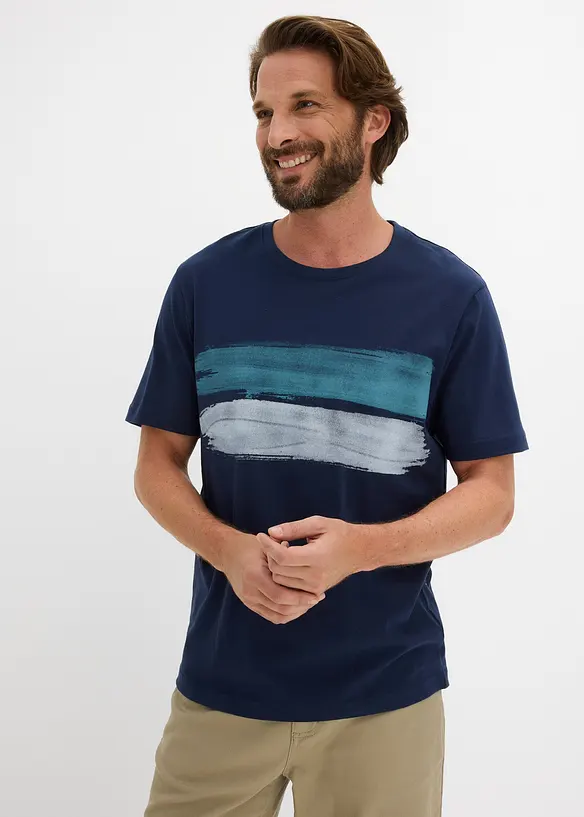 T-shirt in puro cotone biologico (pacco da 2), bonprix