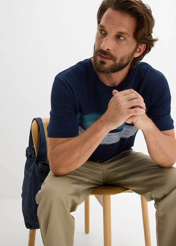 T-shirt in puro cotone biologico (pacco da 2), bonprix