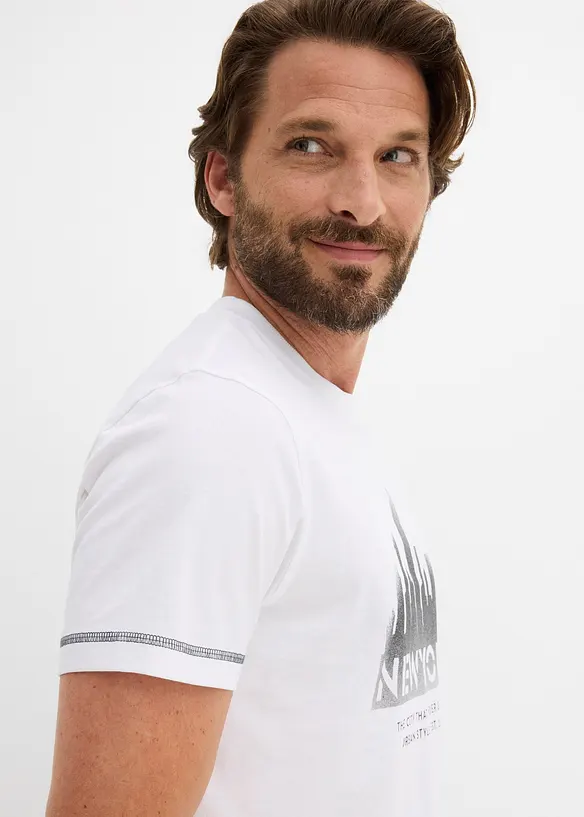 T-shirt in puro cotone biologico, bonprix