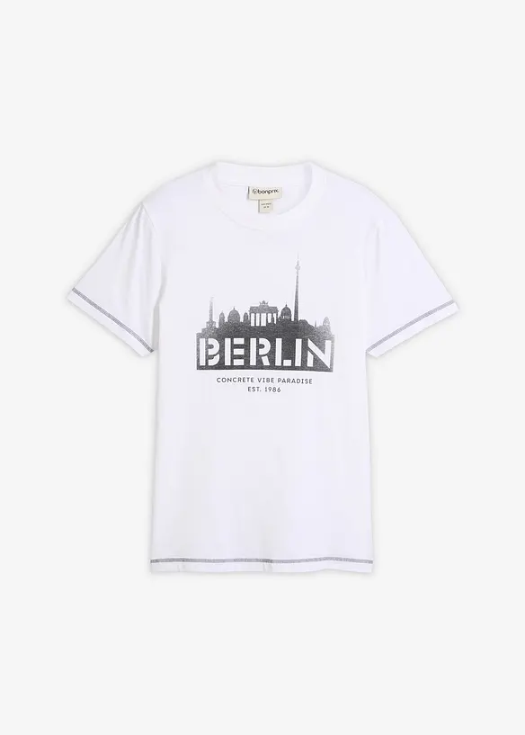 T-shirt in puro cotone biologico, bonprix