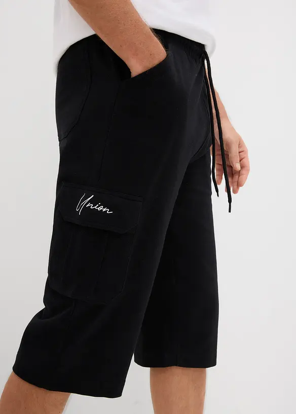 T-shirt e bermuda cargo lunghi  (set 2 pezzi), bonprix