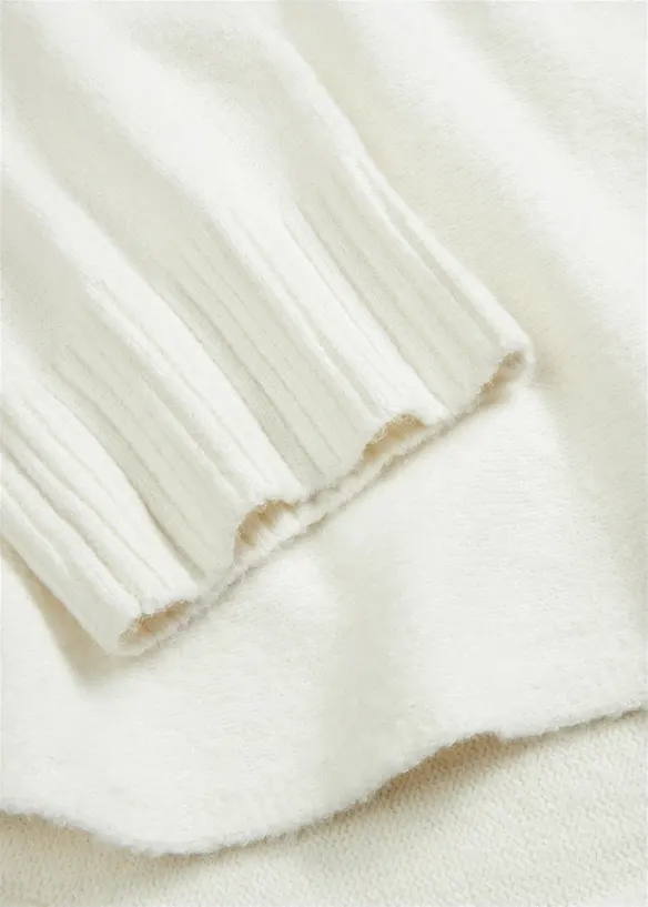 Maglione con collo dritto, bonprix