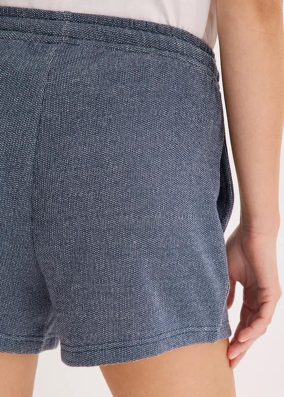 Sorts in felpa effetto denim, bonprix