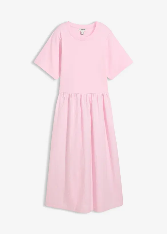 Abito midi in puro cotone, bonprix