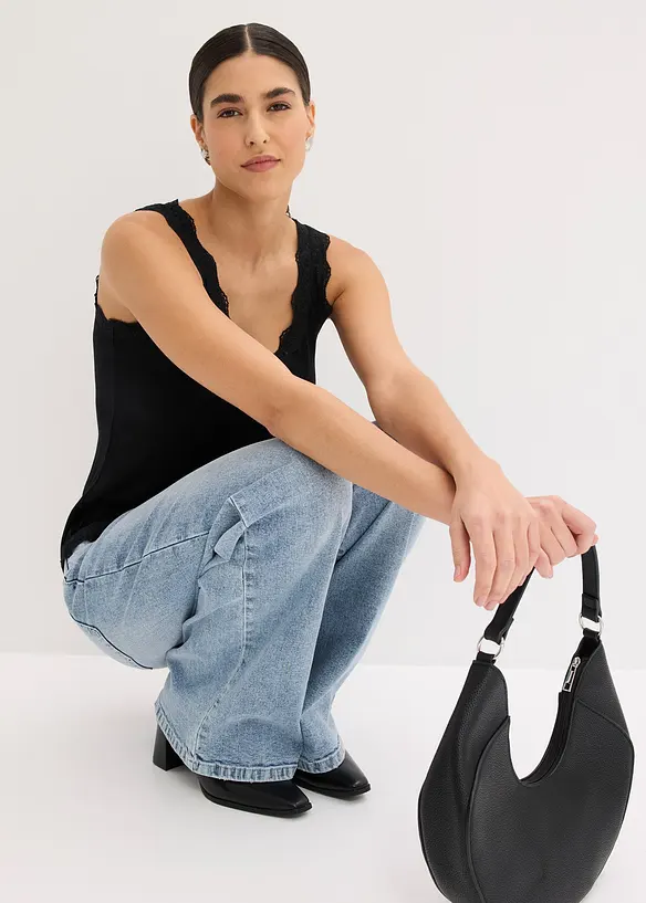 Top in misto viscosa morbido (pacco da 2), bonprix