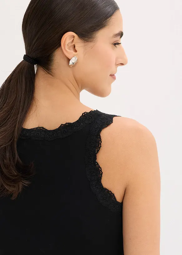 Top in misto viscosa morbido (pacco da 2), bonprix