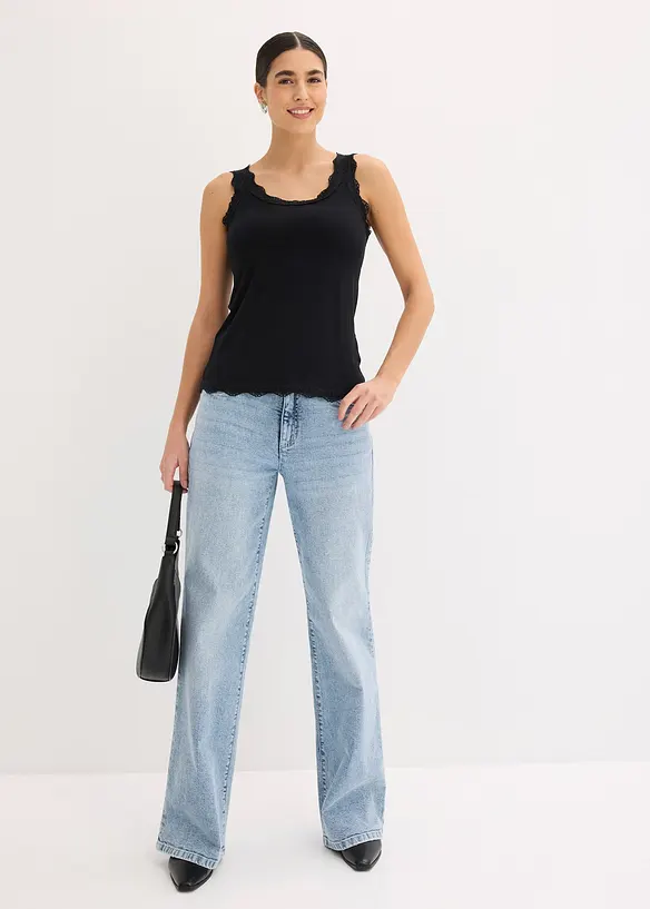 Top in misto viscosa morbido (pacco da 2), bonprix