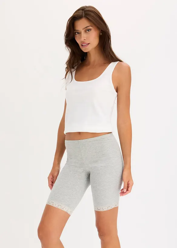 Boxer lunghi da donna con pizzo (pacco da 3), bonprix