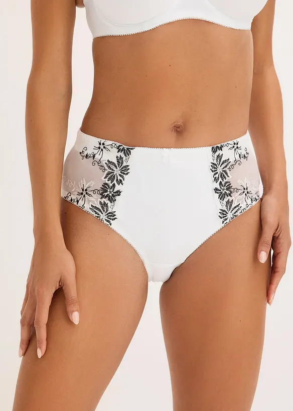 Slip modellante con ricamo delicato (pacco da 2), bonprix