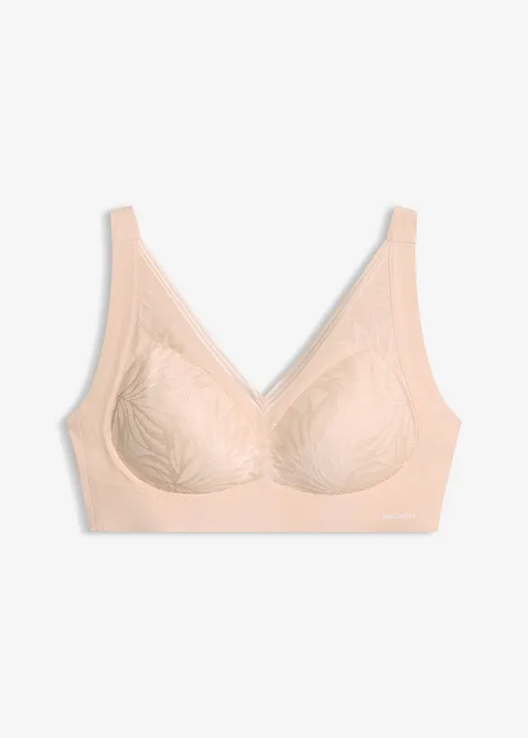 Reggiseno senza ferretto imbottito laser cut Feel Comfort, bonprix