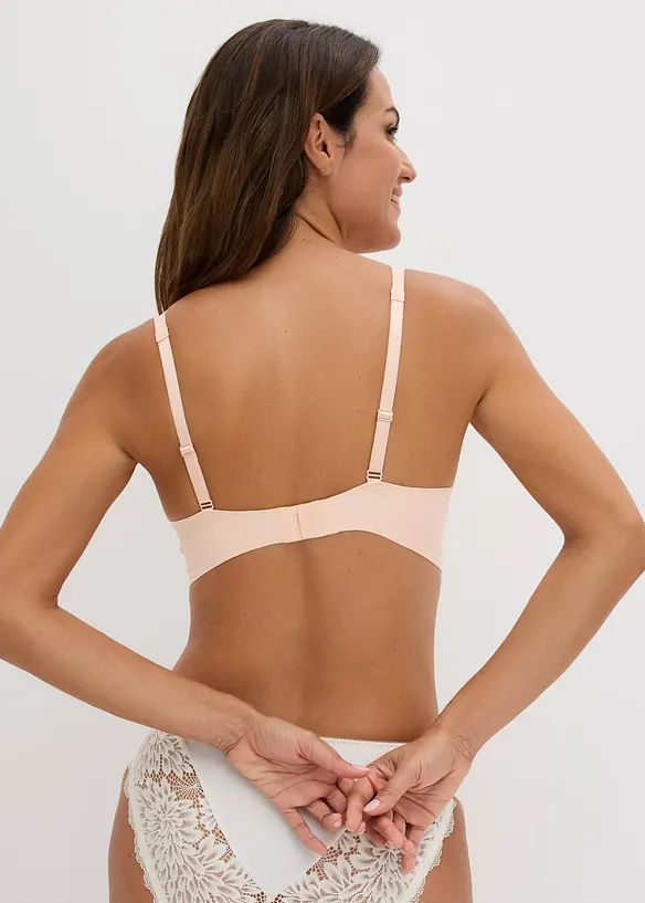 Reggiseno senza ferretto imbottito laser cut Feel Comfort, bonprix