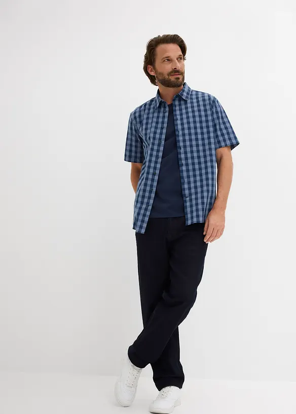 Camicia a maniche corte in puro cotone, bonprix