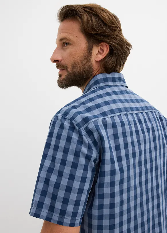 Camicia a maniche corte in puro cotone, bonprix