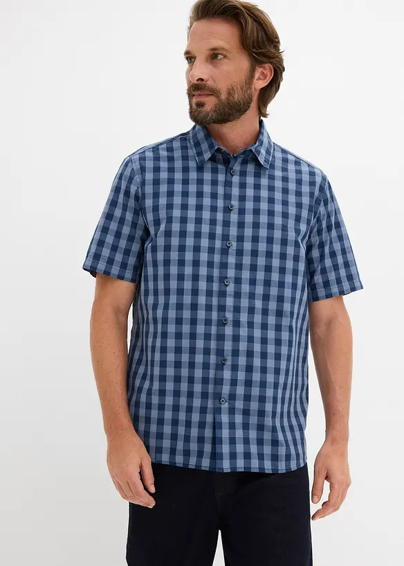 Camicia a maniche corte in puro cotone, bonprix
