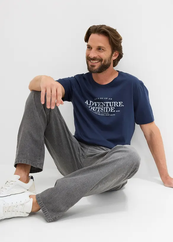 T-shirt in puro cotone, bonprix