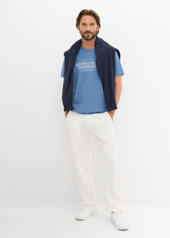 T-shirt in puro cotone, bonprix