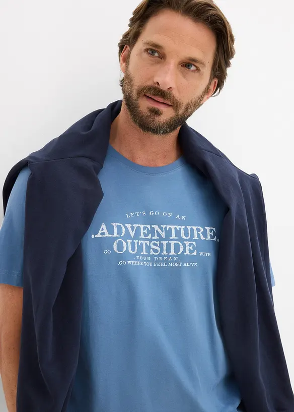 T-shirt in puro cotone, bonprix