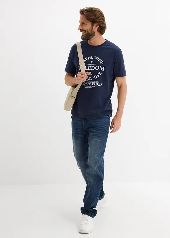 T-shirt in puro cotone, bonprix