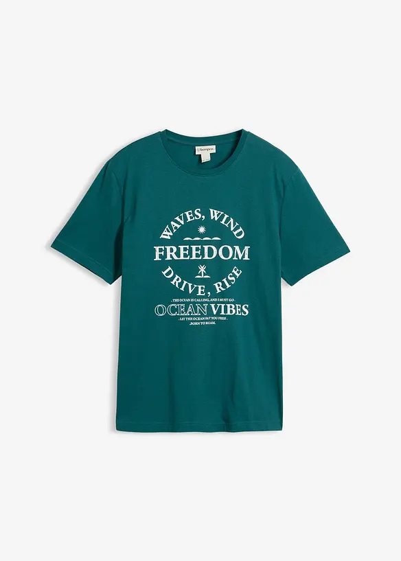 T-shirt in puro cotone biologico, bonprix