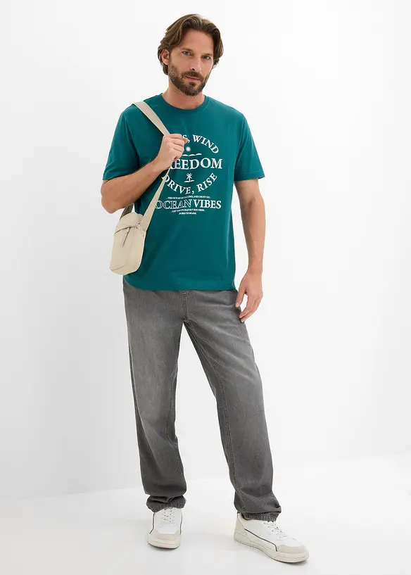 T-shirt in puro cotone biologico, bonprix