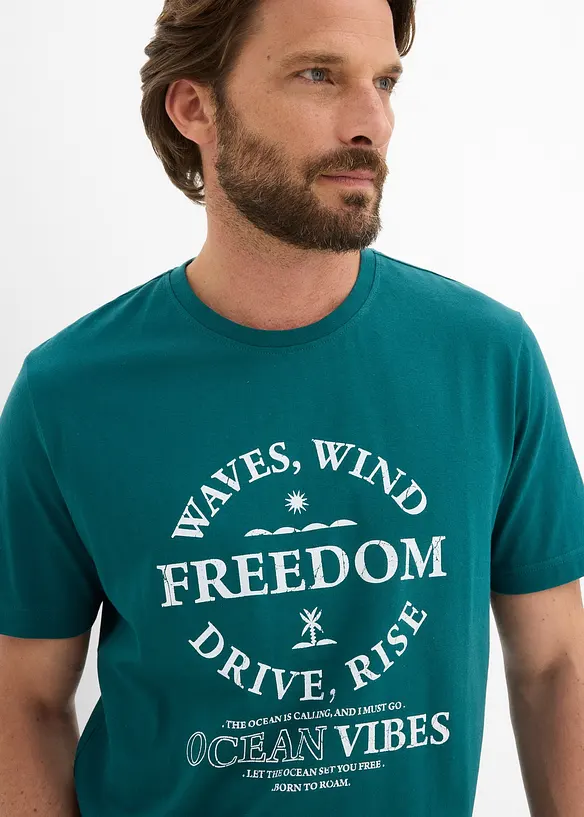 T-shirt in puro cotone biologico, bonprix