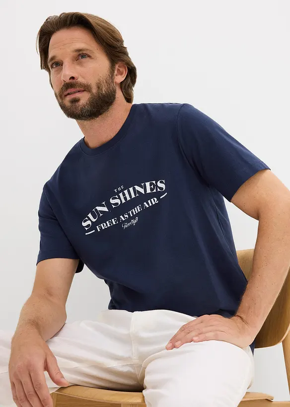 T-shirt in puro cotone biologico, bonprix