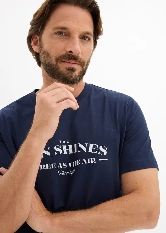 T-shirt in puro cotone biologico, bonprix