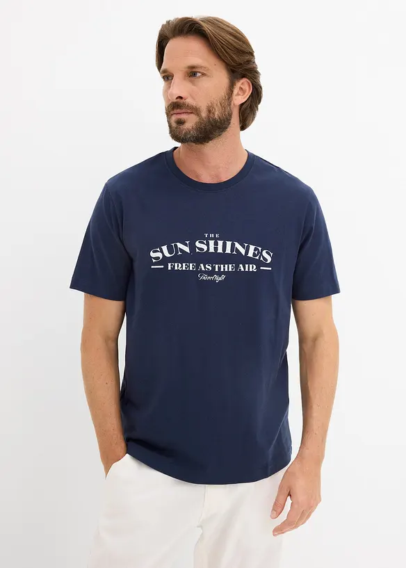 T-shirt in puro cotone biologico, bonprix