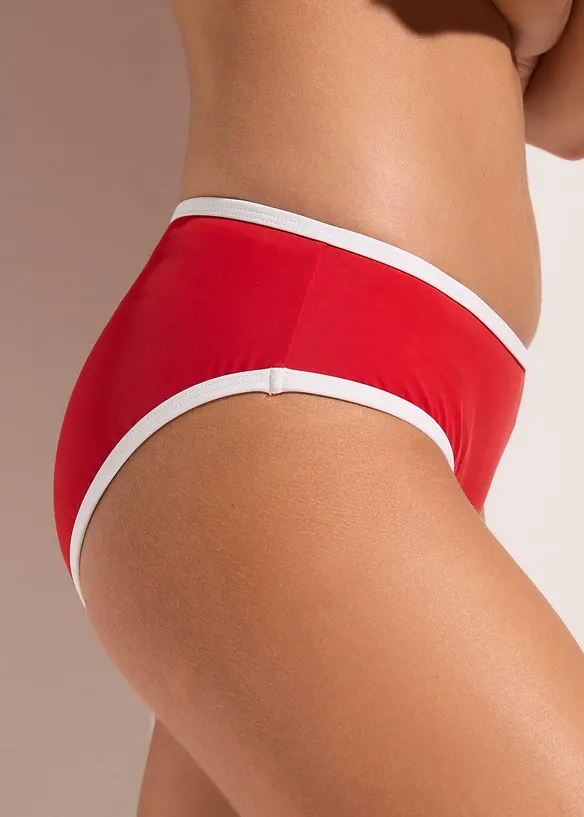 Slip per bikini con bordi a contrasto, bonprix