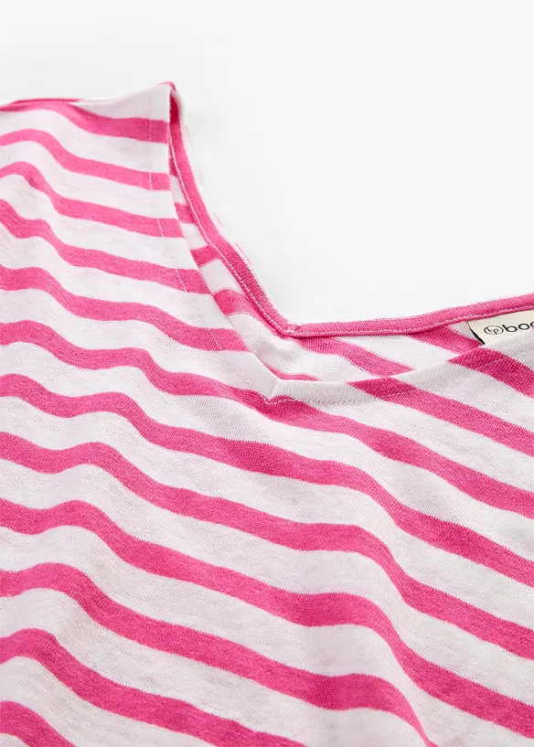 Maglia in puro lino con maniche a pipistrello, bonprix