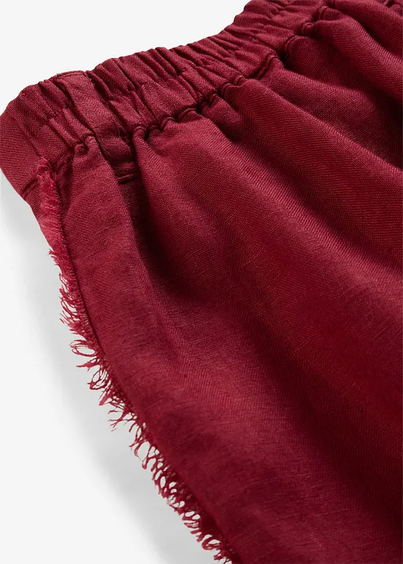 Pantaloni in lino a gamba larga, bonprix