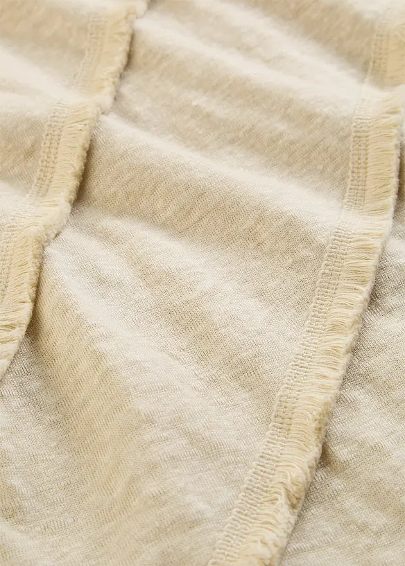 Maglia in puro lino con applicazione, bonprix